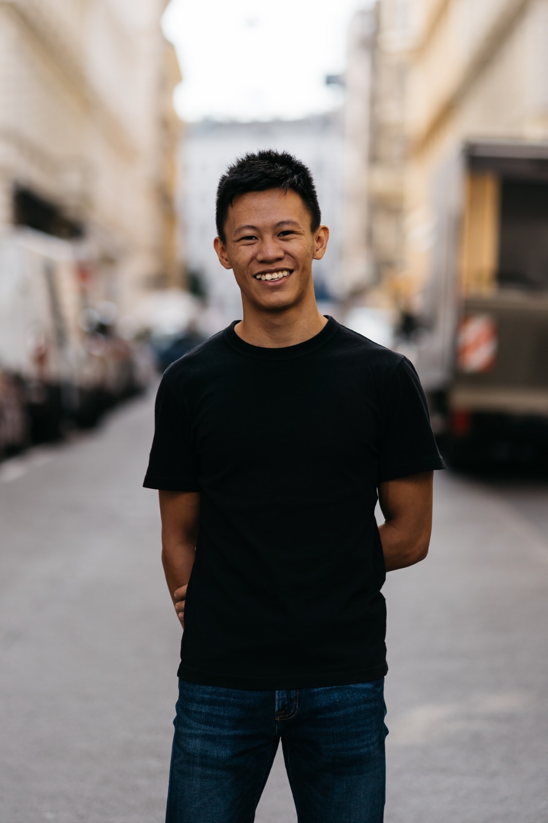 Timothy Tiew smiling